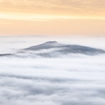 Win Hill through the clouds