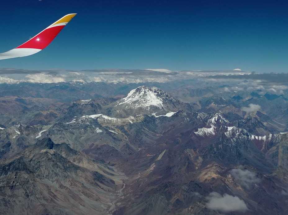 Aconcagua from the plane