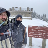 Winter storm 2021, Mount Mitchell (North Carolina)