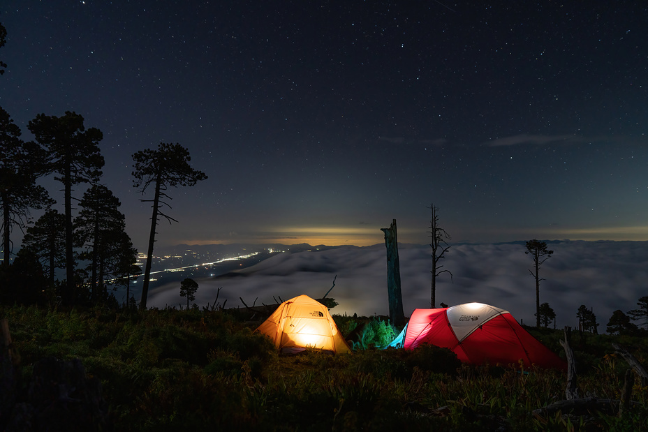 Septiembre en el Potosí viendo al oeste, Cerro de las Mitras