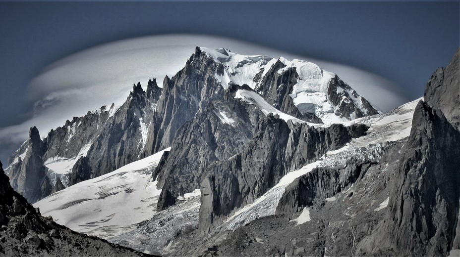 Grand Capucin and Aguilles du Diable, Mont Blanc