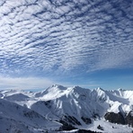 Massif du Sancy en mode hiver, Puy de Sancy