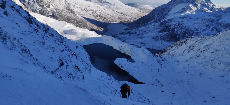 Banana Gully on Y Garn, Y Garn (Glyderau)