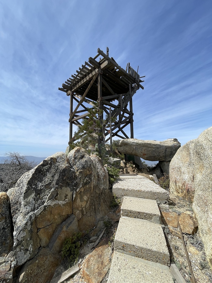 Fire watch tower, Hot Springs Mountain
