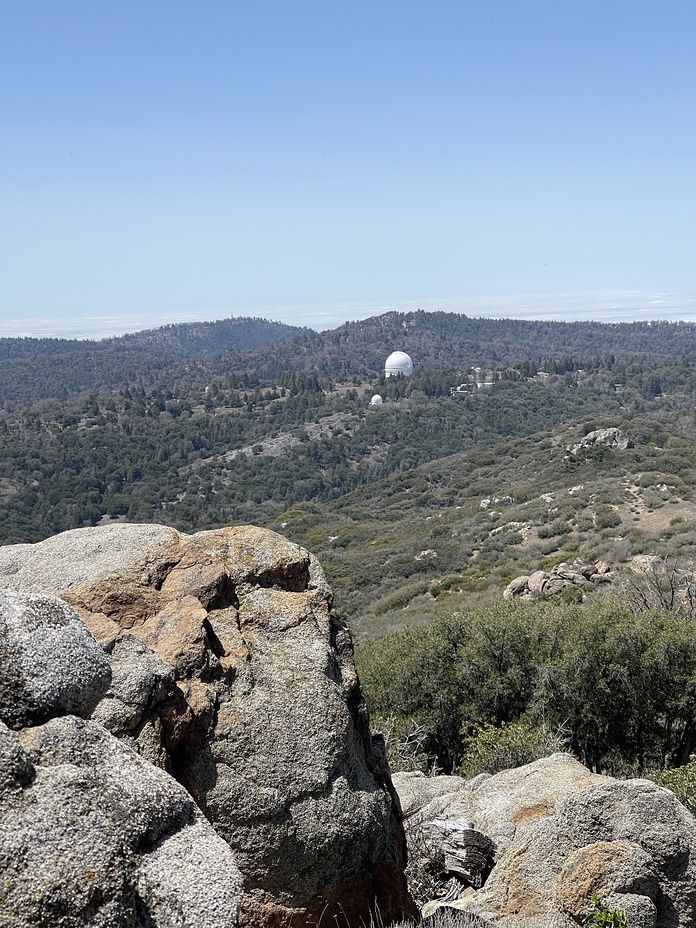 Observatory from High Point, Palomar Mountain