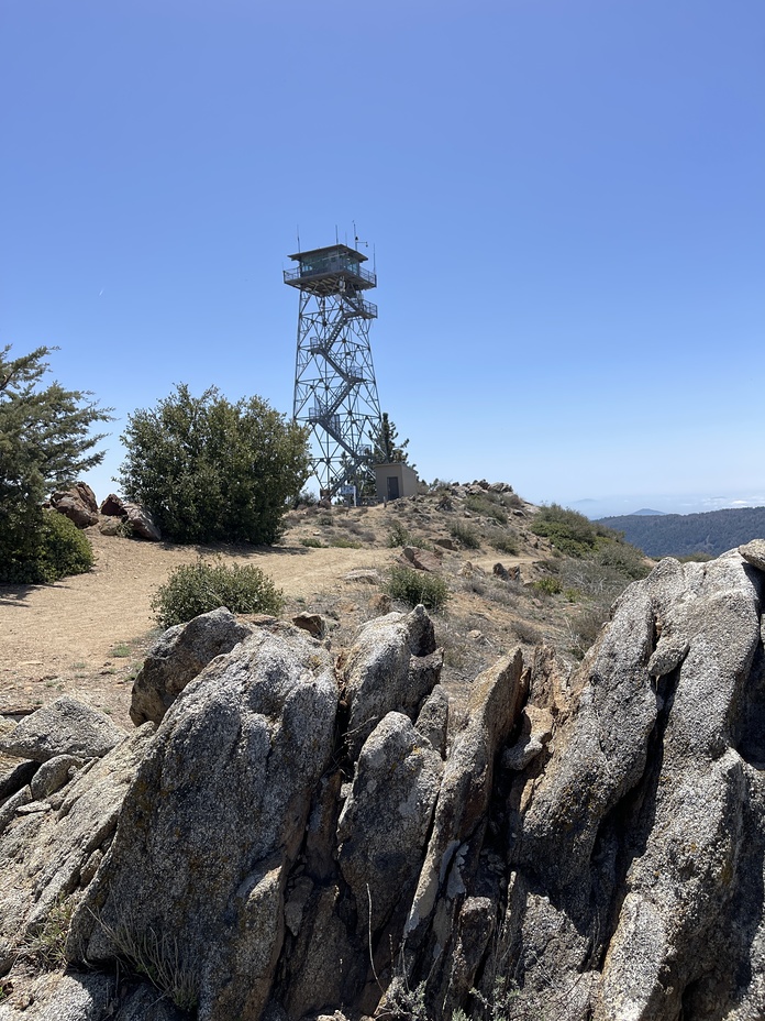 Fire watch tower at High Point, Palomar Mountain