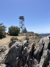 Fire watch tower at High Point, Palomar Mountain photo