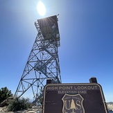 Fire watch tower Palomar high point, Palomar Mountain