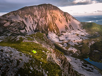 Errigal sunset, Mount Errigal photo