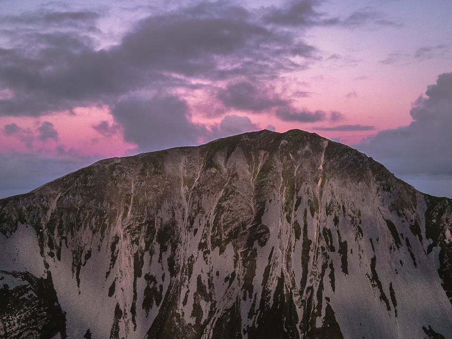 Errigal sunset, Mount Errigal
