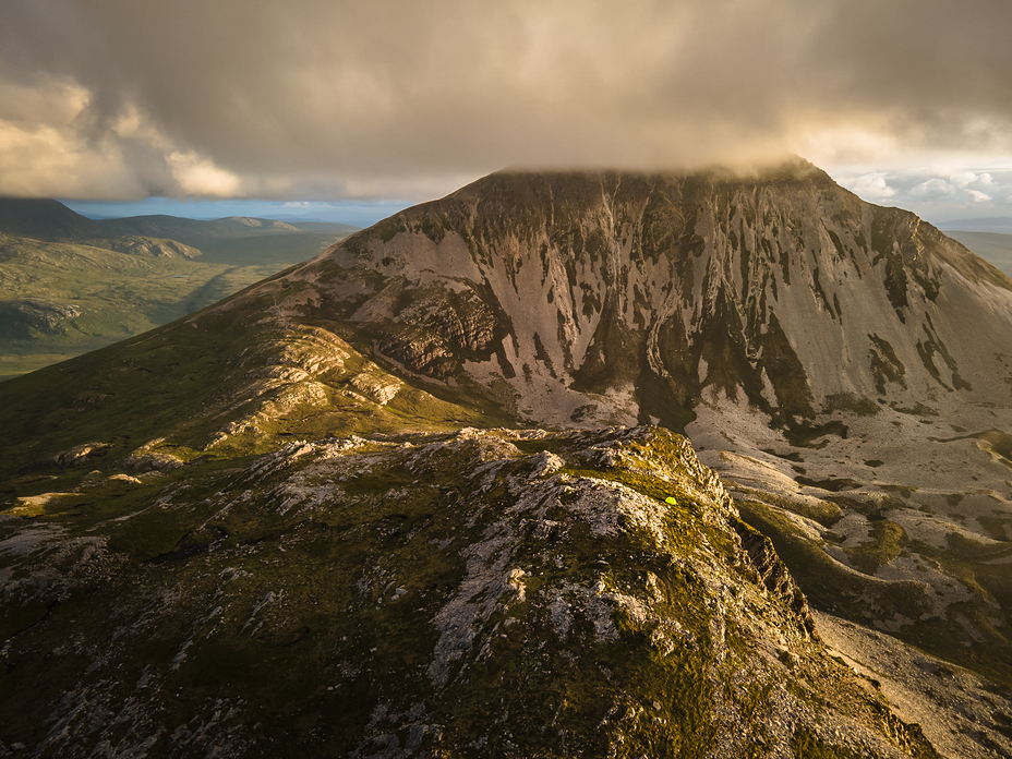 Errigal sunset, Mount Errigal