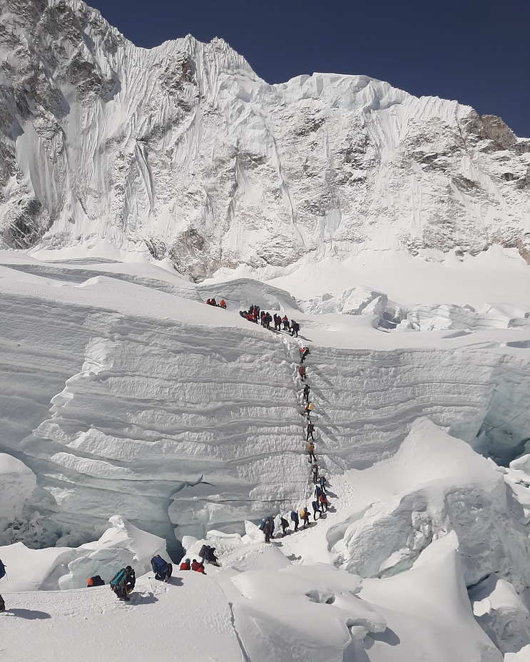 Khumbu icefall, Mount Everest