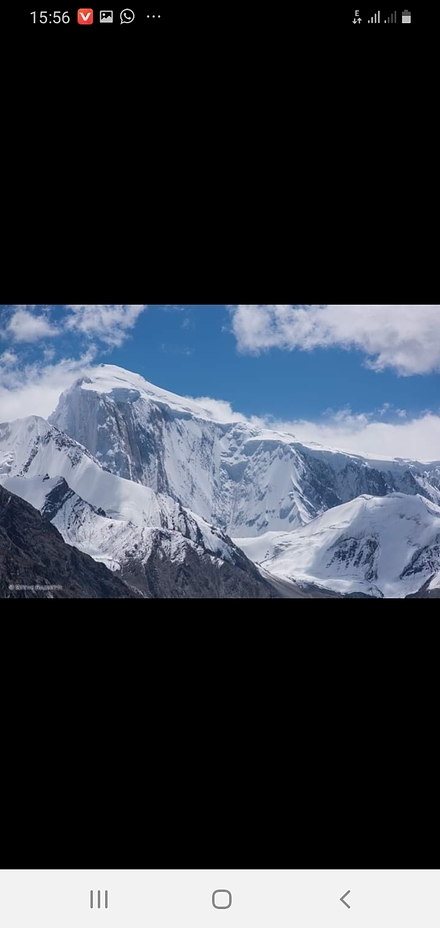 Golden Oeak from Rush lake, Spantik Peak