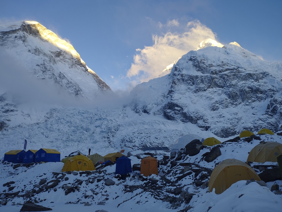 Ebc to view khumbu icefall, Mount Everest