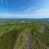 Aerial view of Skirrid Fawr looking SE, Ysgyryd Fawr