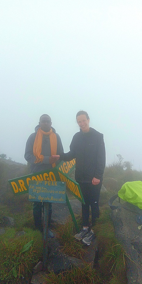 Cherry and Allan, Mount Sabyinyo