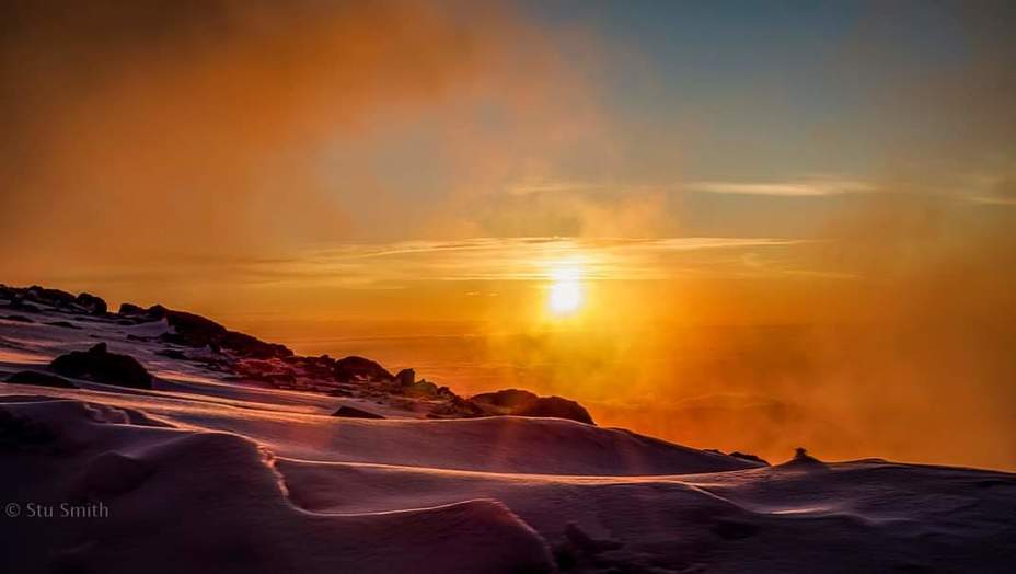 Sunrise on Mt Evans, Mount Evans