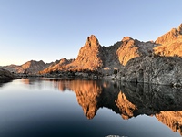 Early morning in the west Minaret., Minarets (California) photo