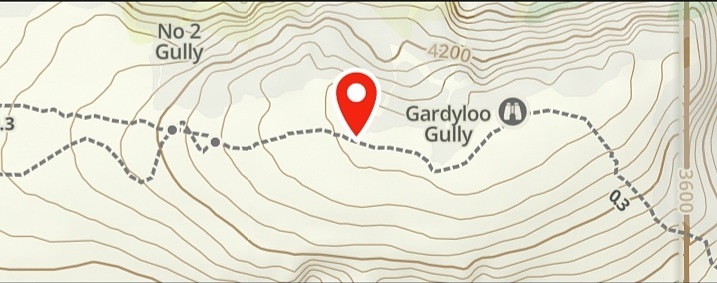 Gully location, Ben Nevis