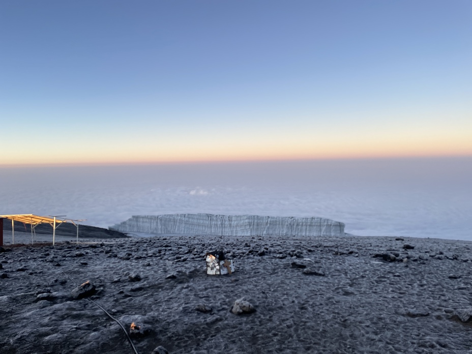 The southern icefield, Mount Kilimanjaro