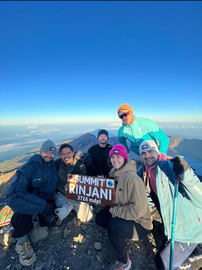 Summit views, Mount Rinjani