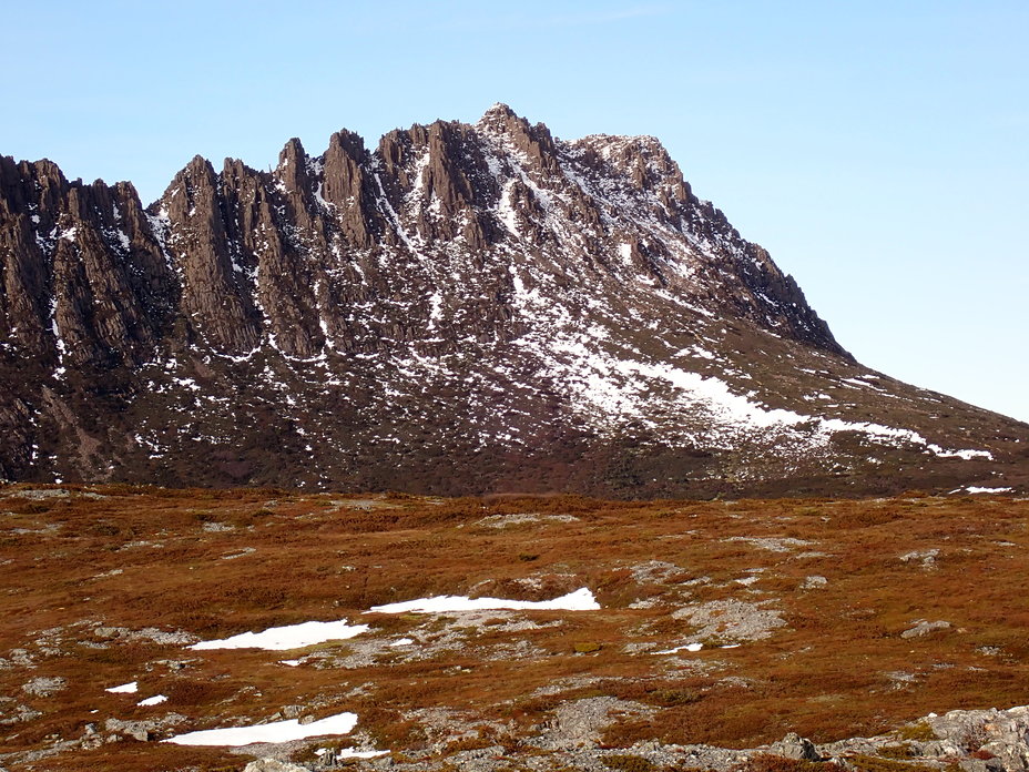 Cradle mountain from kitchen hut