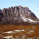 Cradle mountain from kitchen hut