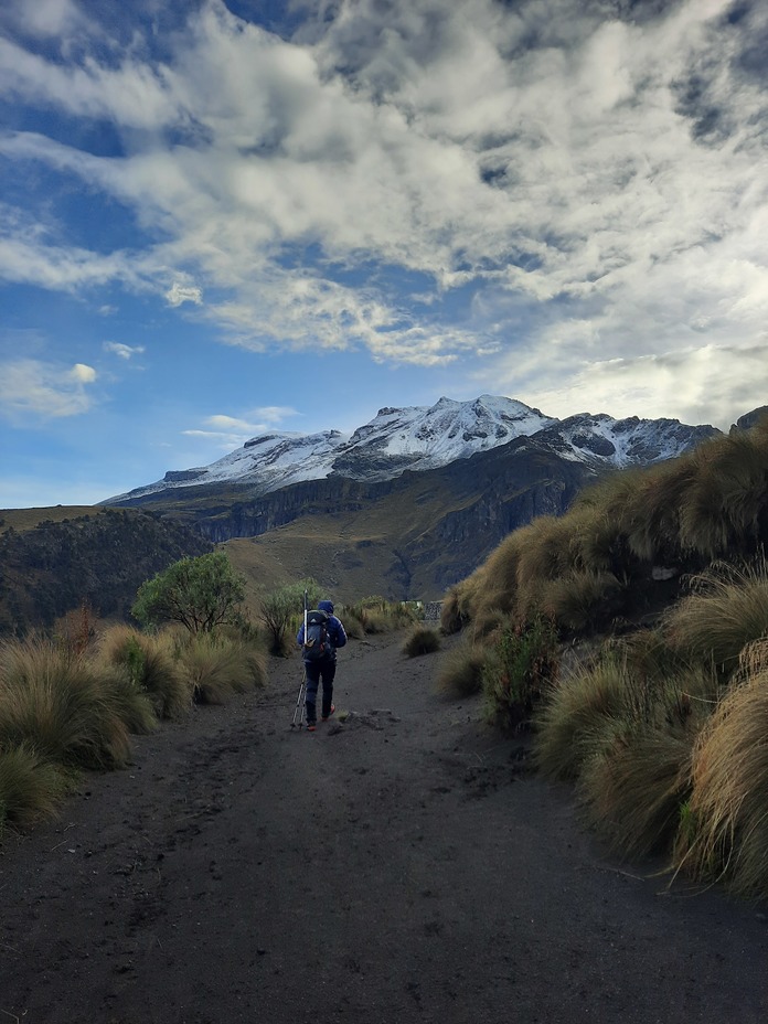 Vista desde la vertiente Sur Iztaccihuatl 