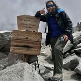 Way up to summit, Mount Whitney