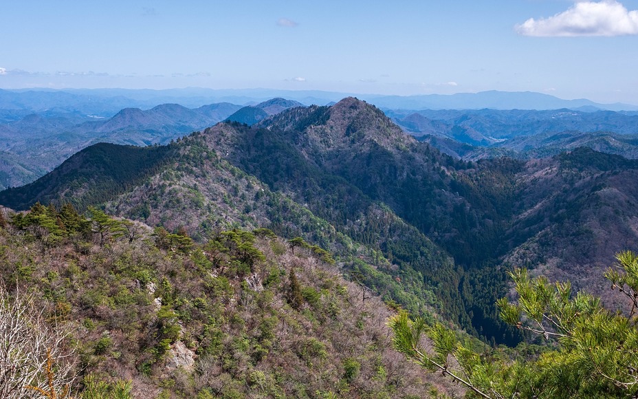 View from Mount Mitake, Mount Mitake (Hyōgo)