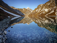 Eagle Peak as seen from Eagle Lake, Eagle Peak (Alaska) photo