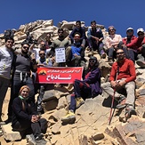 Our team on the peak, Alam Kuh or Alum Kooh