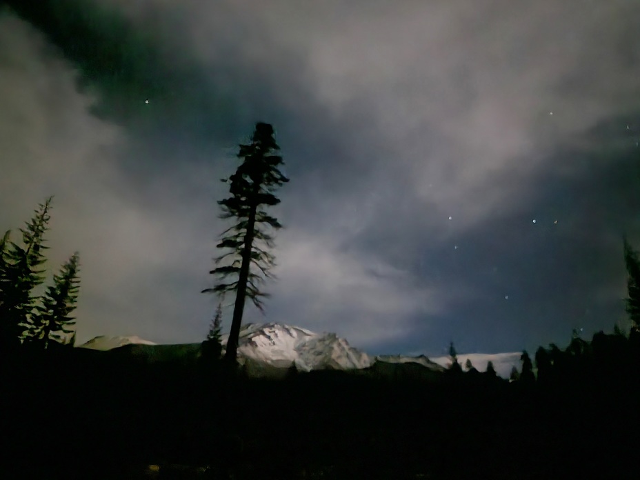 Early September snow, Mount Shasta