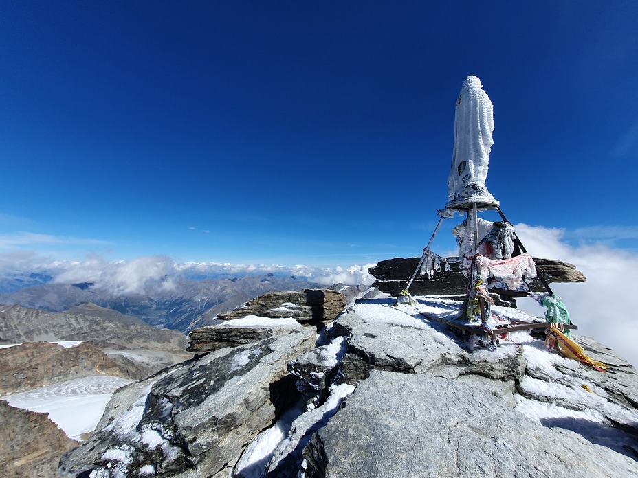 La Madonna on the top, Gran Paradiso