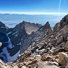 Looking back from the East summit