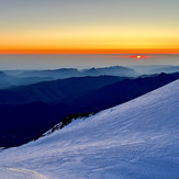 Sunrise on Elbrus, Mount Elbrus