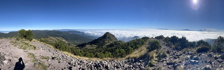 PICO DEL AGUILA from CRUZ DEL MARQUES, Nevado de Toluca