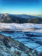 View ascending Ullock Pike  photo