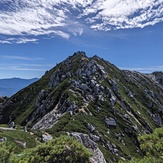 Mt. Sorakidake in summer, Mount Utsugi