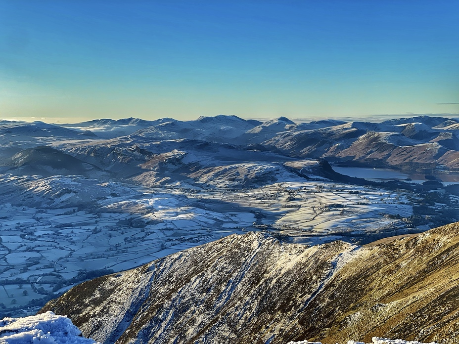 Blencathra surrounding fells 