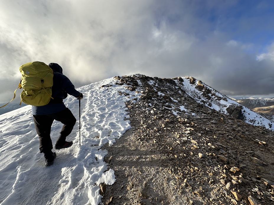 Final push to the summit., Mount Elbert