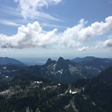 The Lions seen from Brunswick Mountain (1788m), The Lions (peaks)