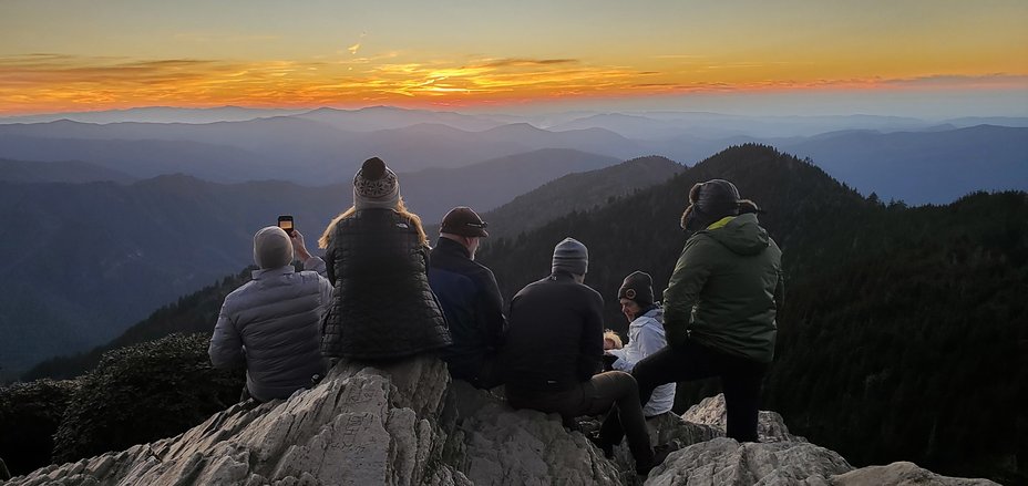 Top of the world, Mount LeConte