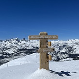 Iconic Summit Sign, Mammoth Mountain