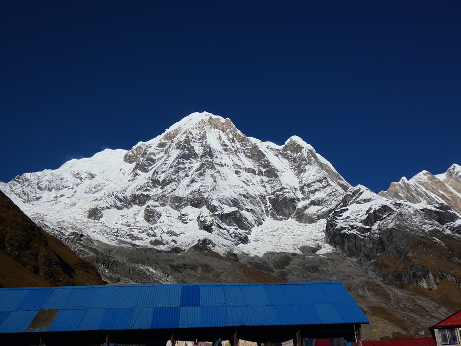 Annapurna range sunrise, Annapurna Sanctuary