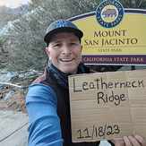 Leatherneck Ridge 11/18/23, Mount San Jacinto Peak