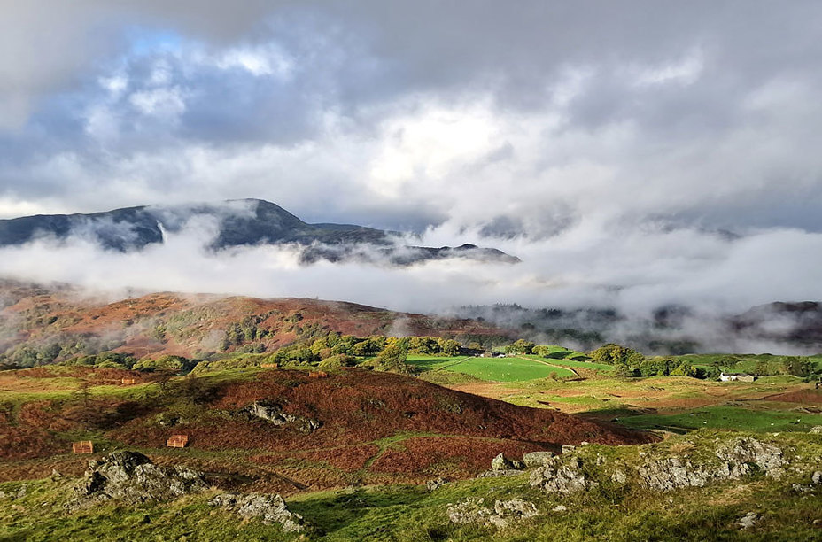 Wetherlam under siege, Black Fell (Lake District)