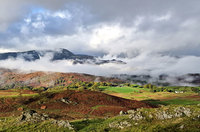 Wetherlam under siege, Black Fell (Lake District) photo