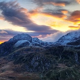 Y garn looking out over tryfan, Y Garn (Glyderau)