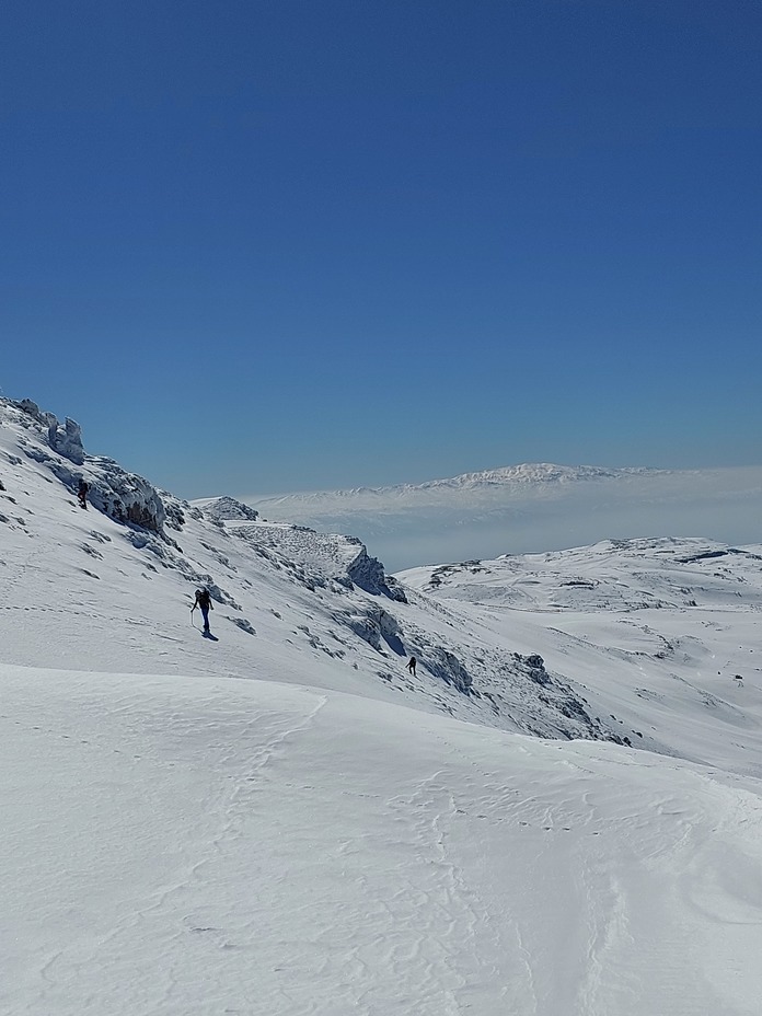 Winter expedition sannine, Mount Sannine